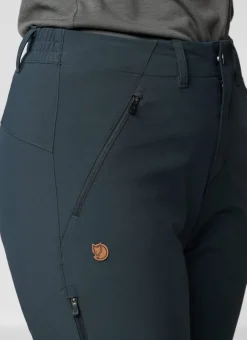 Fjällräven Women's Abisko Trail Stretch Trousers Suede Brown