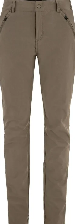 Fjällräven Women's Abisko Trail Stretch Trousers Suede Brown