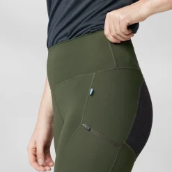 Fjällräven Women's Abisko Trekking Tights HD Deep Forest