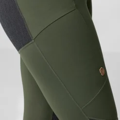 Fjällräven Women's Abisko Trekking Tights HD Deep Forest