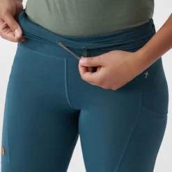 Fjällräven Women's Abisko Trekking Tights Pro Deep Forest/Iron Grey