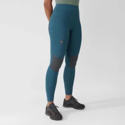 Fjällräven Women's Abisko Trekking Tights Pro Deep Forest/Iron Grey