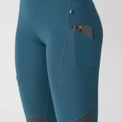 Fjällräven Women's Abisko Trekking Tights Pro Deep Forest/Iron Grey