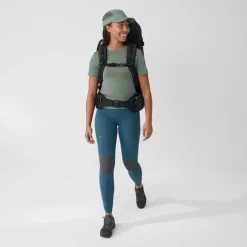 Fjällräven Women's Abisko Trekking Tights Pro Deep Forest/Iron Grey