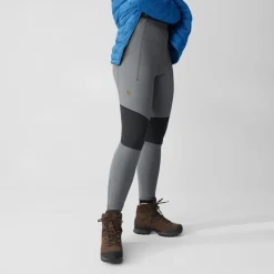 Fjällräven Women's Abisko Värm Trekking Tights Deep Patina-Iron Grey