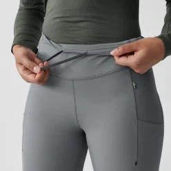 Fjällräven Women's Abisko Värm Trekking Tights Black-Iron Grey