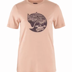 Fjällräven Women's Abisko Wool Fox SS Chalk Rose-Port