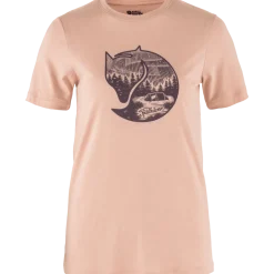 Fjällräven Women's Abisko Wool Fox SS Chalk Rose-Port