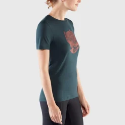 Fjällräven Women's Abisko Wool Fox SS Patina Green/Terracotta Brown
