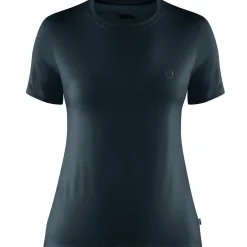 Fjällräven Women's Abisko Wool Short Sleeve Dark Navy