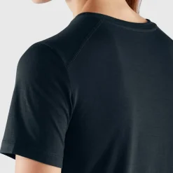 Fjällräven Women's Abisko Wool Short Sleeve Dark Navy