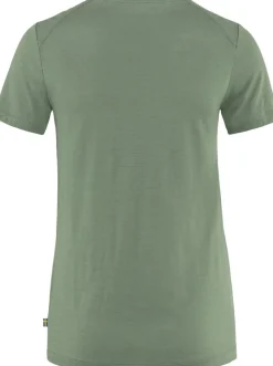 Fjällräven Women's Abisko Wool Short Sleeve Patina Green