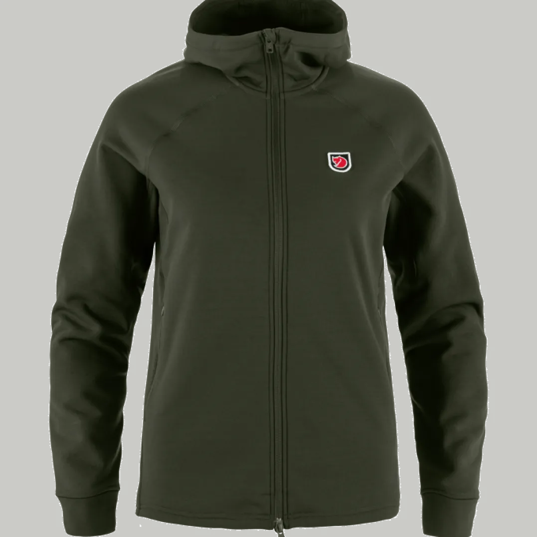 Fjällräven Women's Expedition Fleece Hoodie Deep Forest