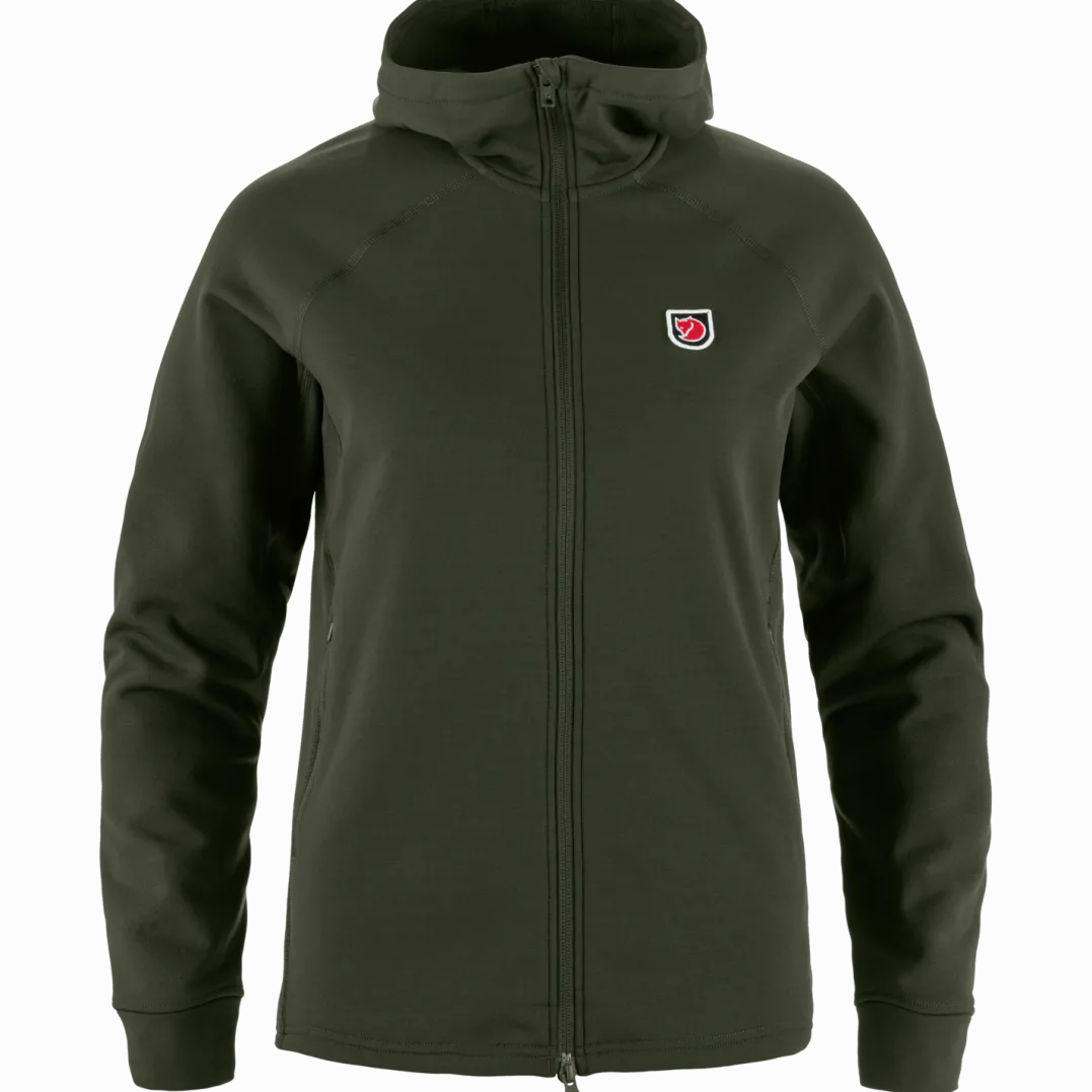 Fjällräven Women's Expedition Fleece Hoodie Deep Forest