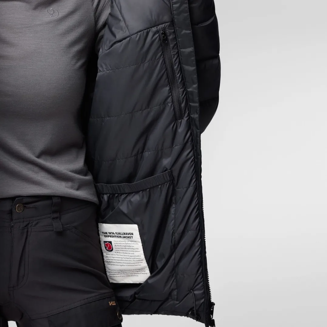 Fjällräven Women's Expedition Mid Winter Jacket Black/Basalt