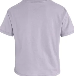 Fjällräven Women's Fjällblomster Logo T-Shirt Lavender Mist