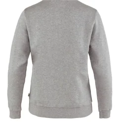 Fjällräven Women's Fjällräven Logo Sweater Grey Melange