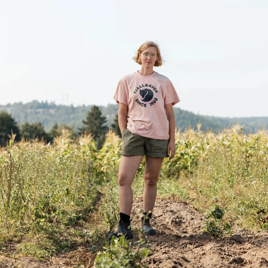 Fjällräven Women's Fjällräven Relaxed T-Shirt Chalk Rose