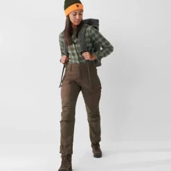Fjällräven Women's Forest Hybrid Trousers Deep Forest