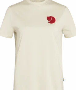 Fjällräven Women's Fox Boxy Logo Tee Chalk White