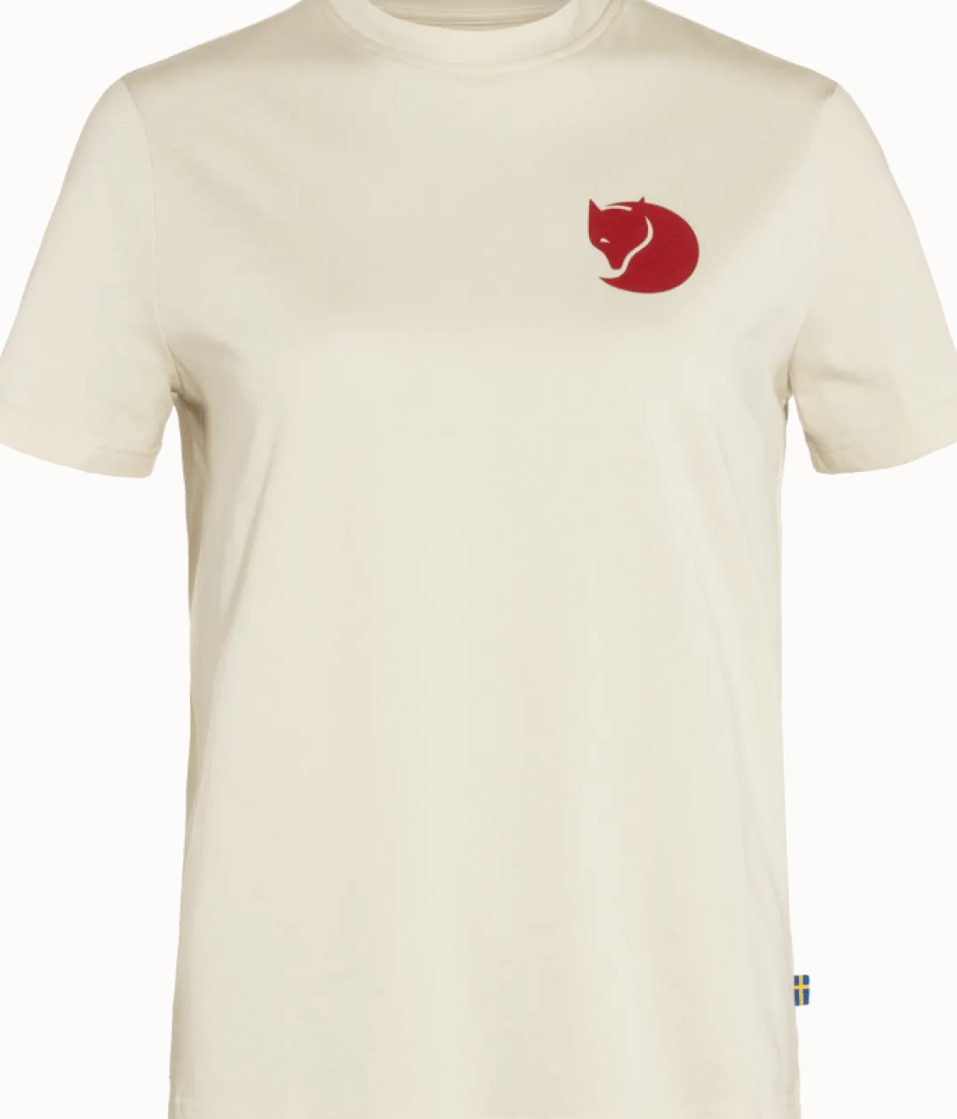 Fjällräven Women's Fox Boxy Logo Tee Chalk White