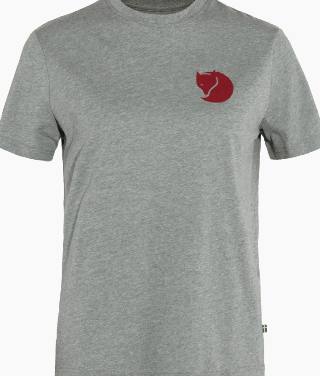 Fjällräven Women's Fox Boxy Logo Tee Grey/Melange