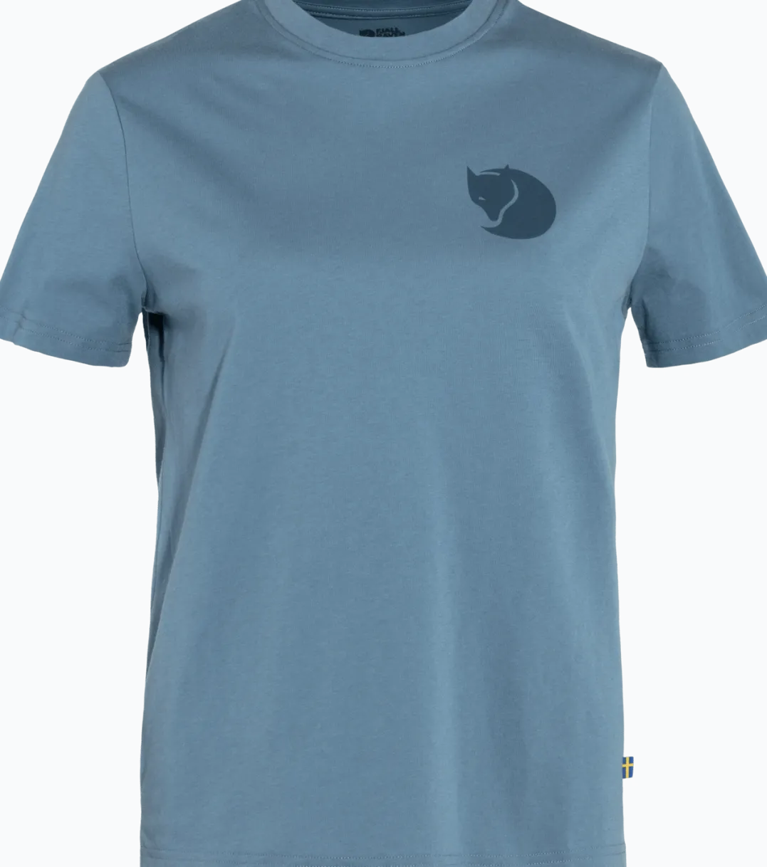 Fjällräven Women's Fox Boxy Logo Tee Dawn Blue