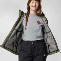 Fjällräven Women's HC Hydratic Trail Jacket Laurel Green