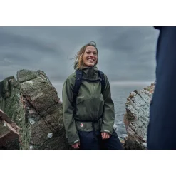 Fjällräven Women's HC Hydratic Trail Jacket Laurel Green