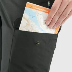 Fjällräven Women's Kaipak Trousers Curved Basalt
