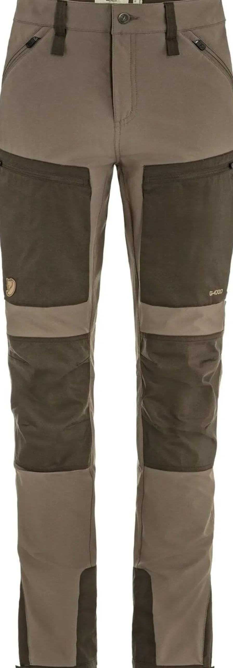 Fjällräven Women's Keb Agile Trousers Suede Brown-dark Olive