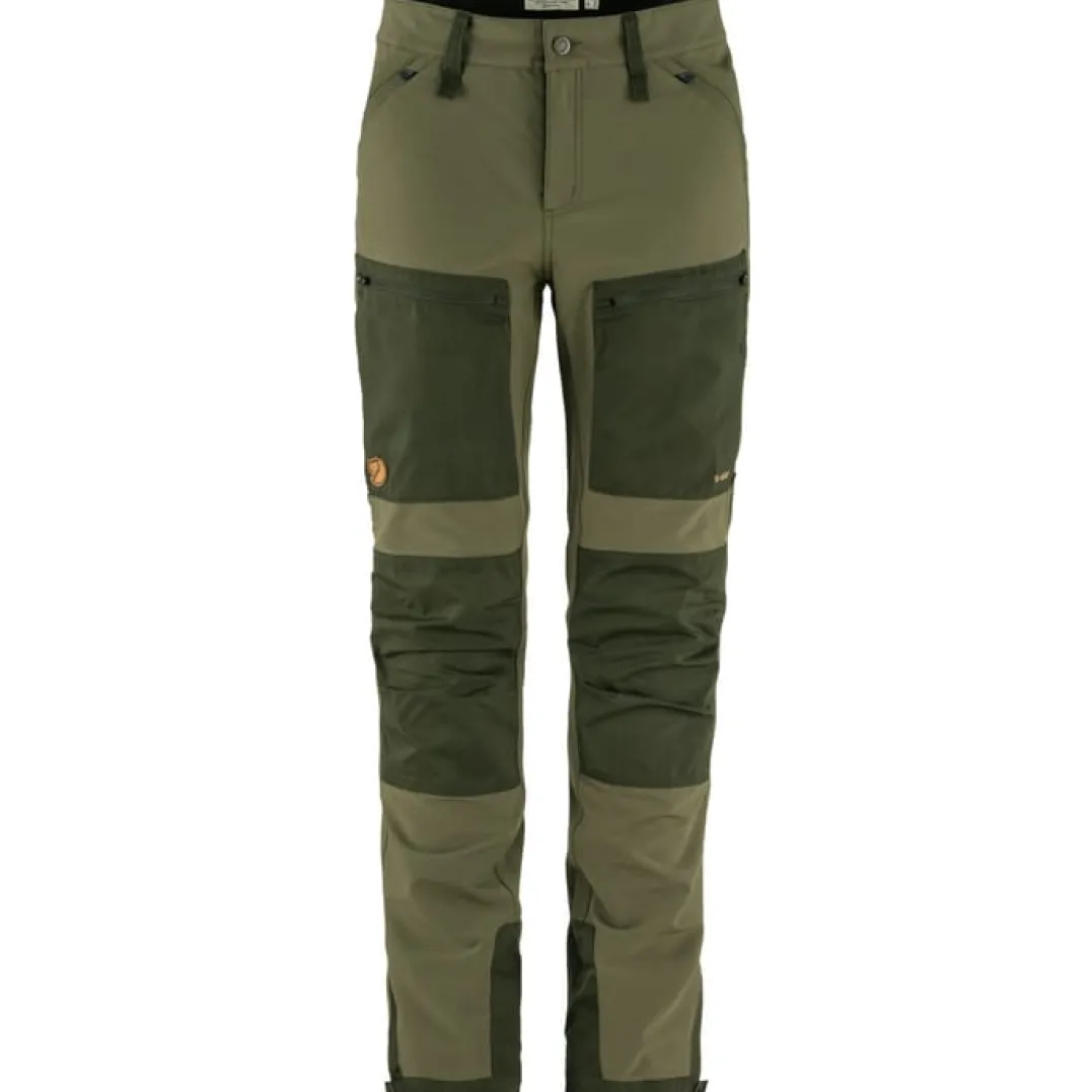 Fjällräven Women's Keb Agile Trousers Laurel Green-Deep Forest