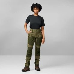Fjällräven Women's Keb Agile Trousers Laurel Green-Deep Forest