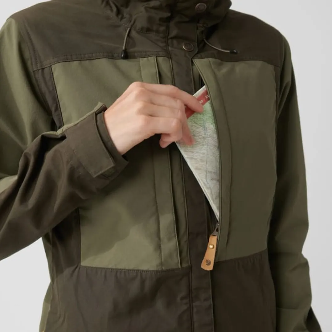 Fjällräven Women's Keb Jacket Deep Forest/Laurel Green