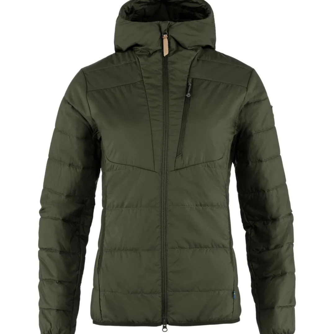 Fjällräven Women's Keb Padded Hoodie Deep Forest