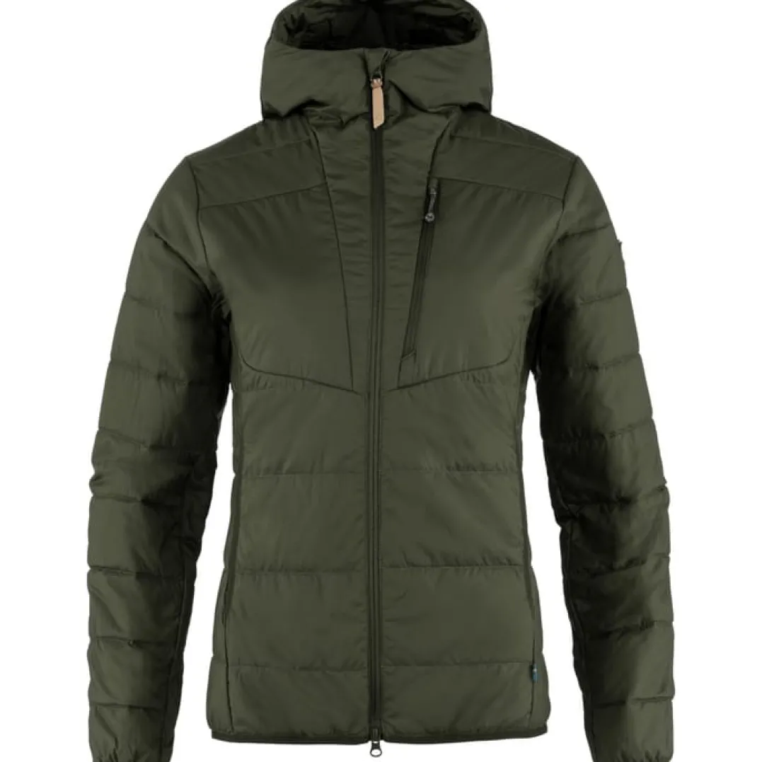 Fjällräven Women's Keb Padded Hoodie Deep Forest