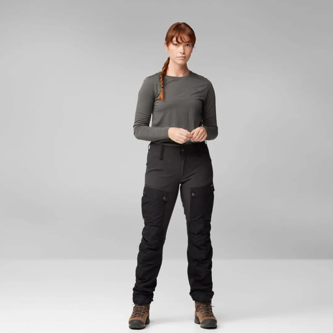 Fjällräven Women's Keb Trousers Curved Indigo Blue