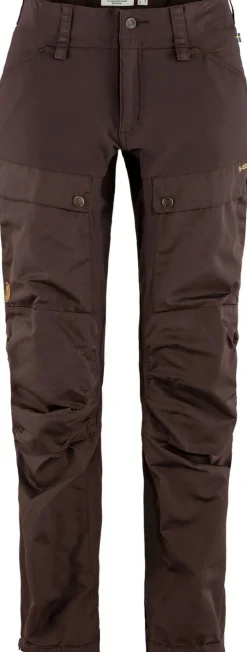 Fjällräven Women's Keb Trousers Curved Black Oak