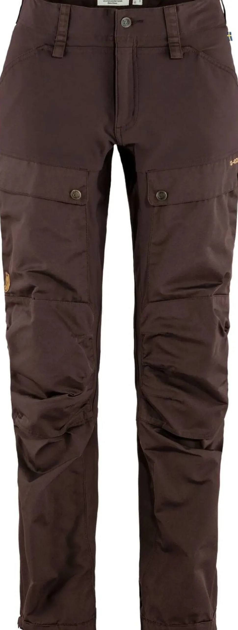 Fjällräven Women's Keb Trousers Curved Black Oak