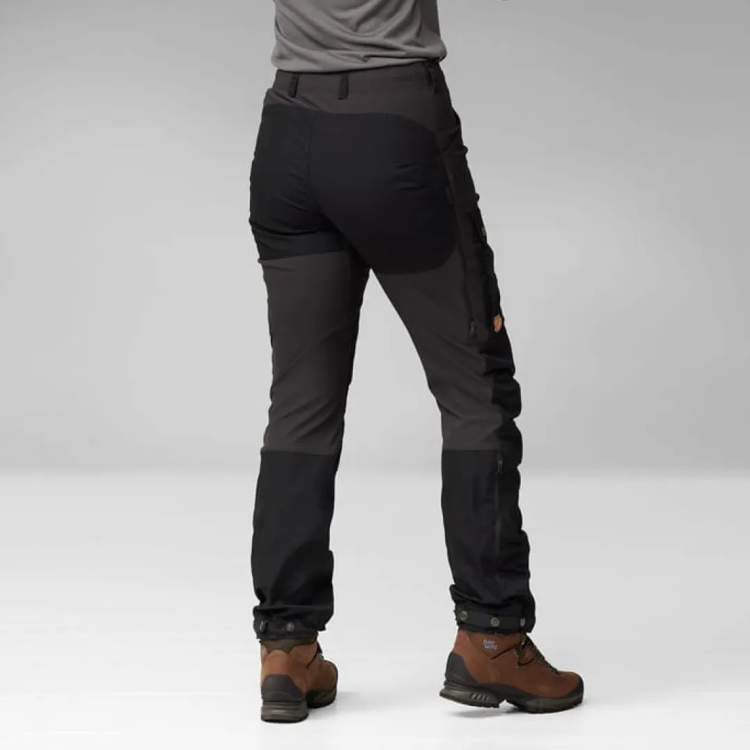 Fjällräven Women's Keb Trousers Curved Basalt