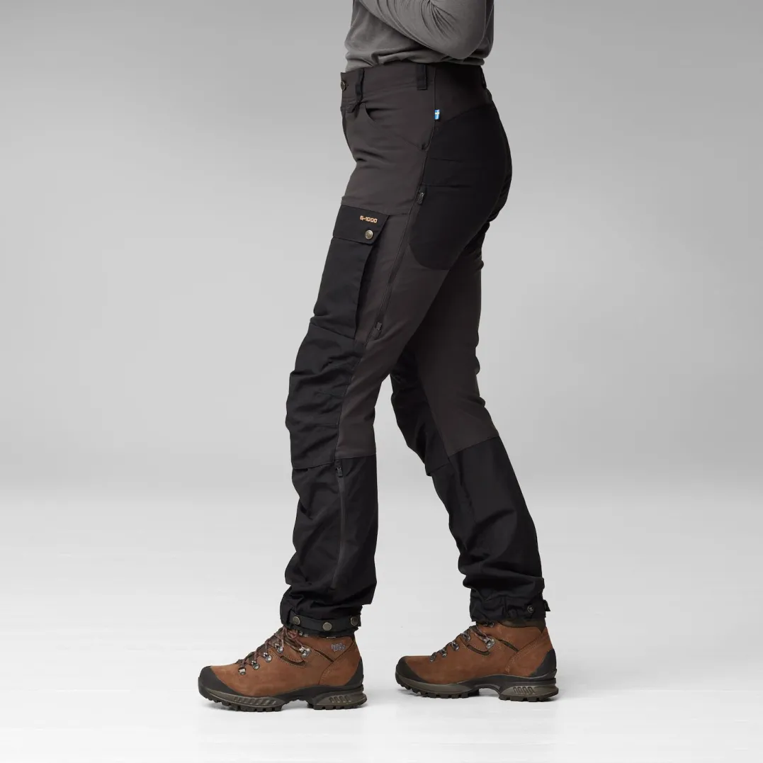 Fjällräven Women's Keb Trousers Curved Basalt