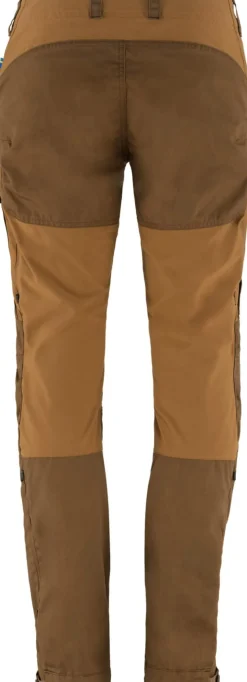 Fjällräven Women's Keb Trousers Curved Timber Brown-Chestnut