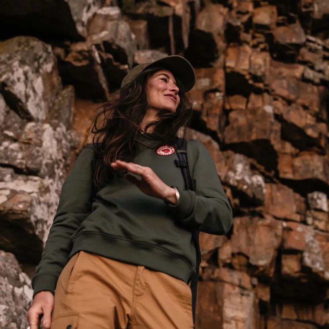 Fjällräven Women's 1960 Logo Badge Sweater Deep Patina