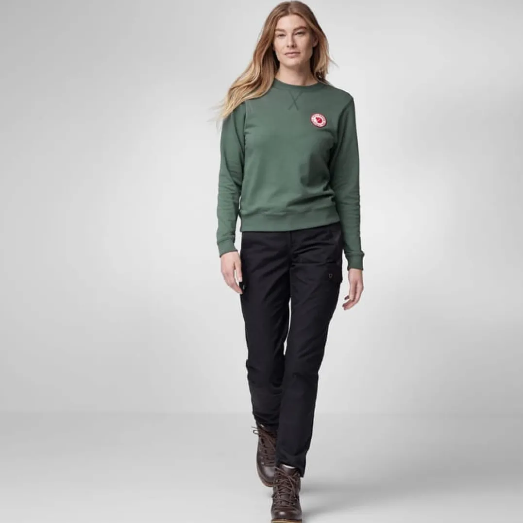 Fjällräven Women's 1960 Logo Badge Sweater Deep Patina