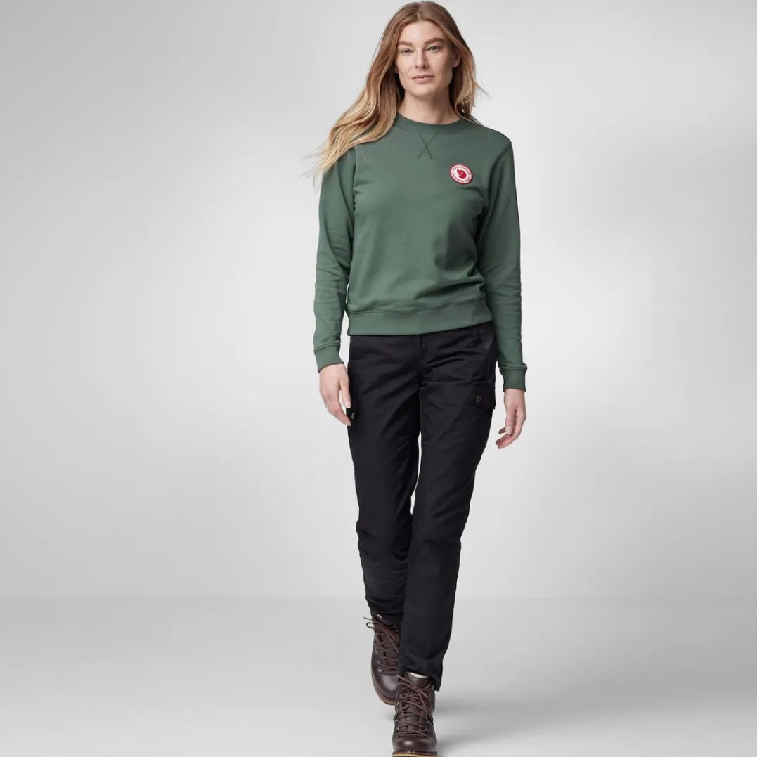 Fjällräven Women's 1960 Logo Badge Sweater Deep Patina