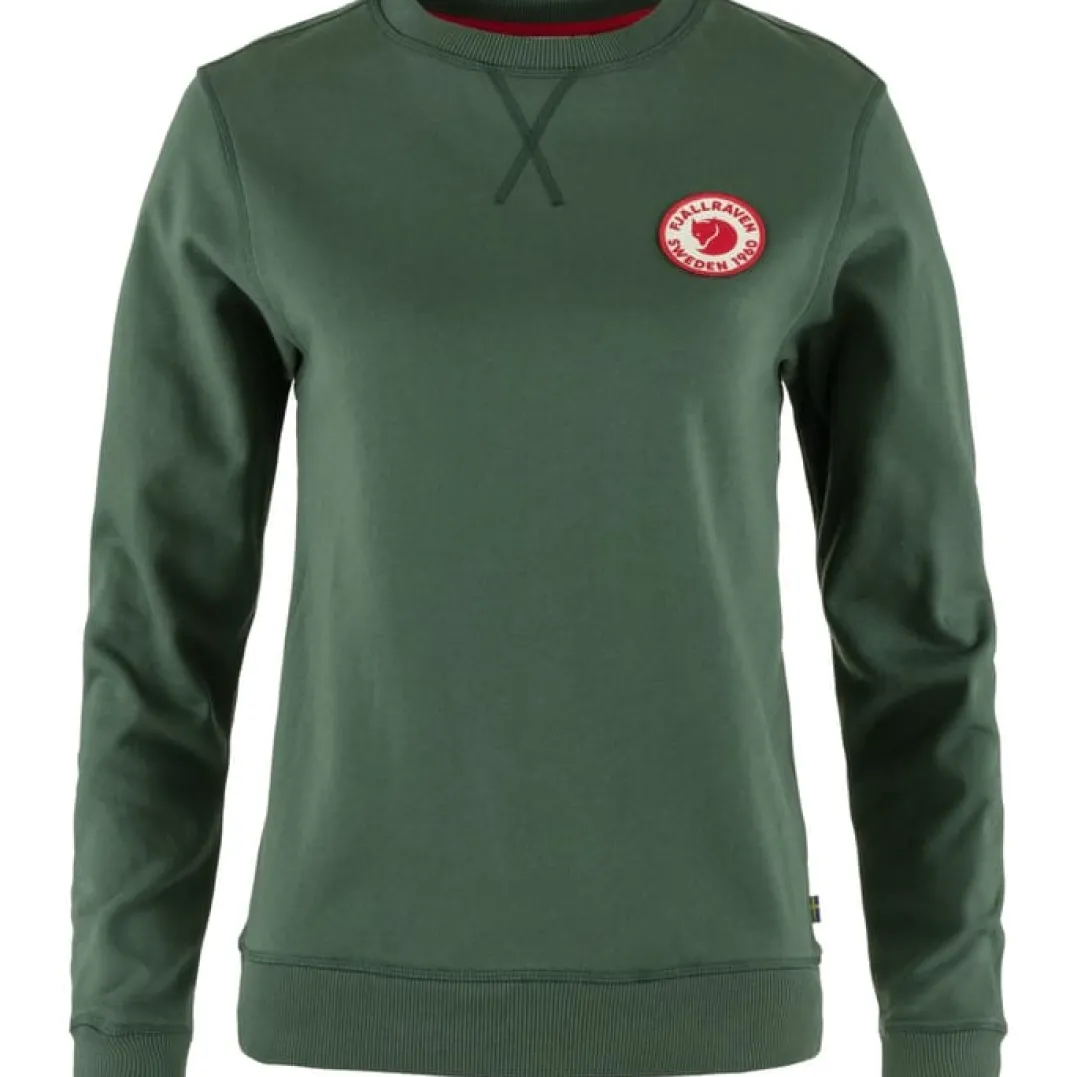 Fjällräven Women's 1960 Logo Badge Sweater Deep Patina