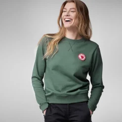 Fjällräven Women's 1960 Logo Badge Sweater Deep Patina