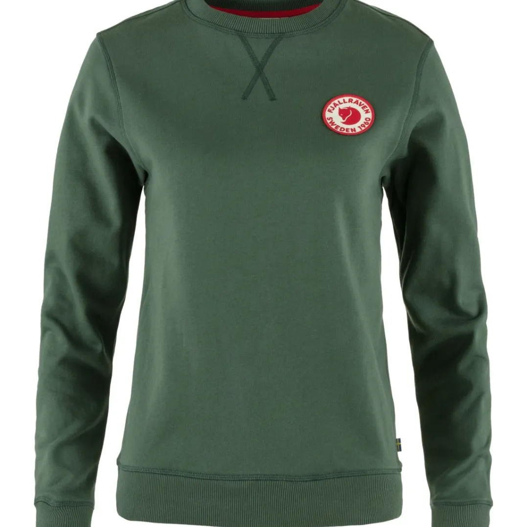 Fjällräven Women's 1960 Logo Badge Sweater Deep Patina