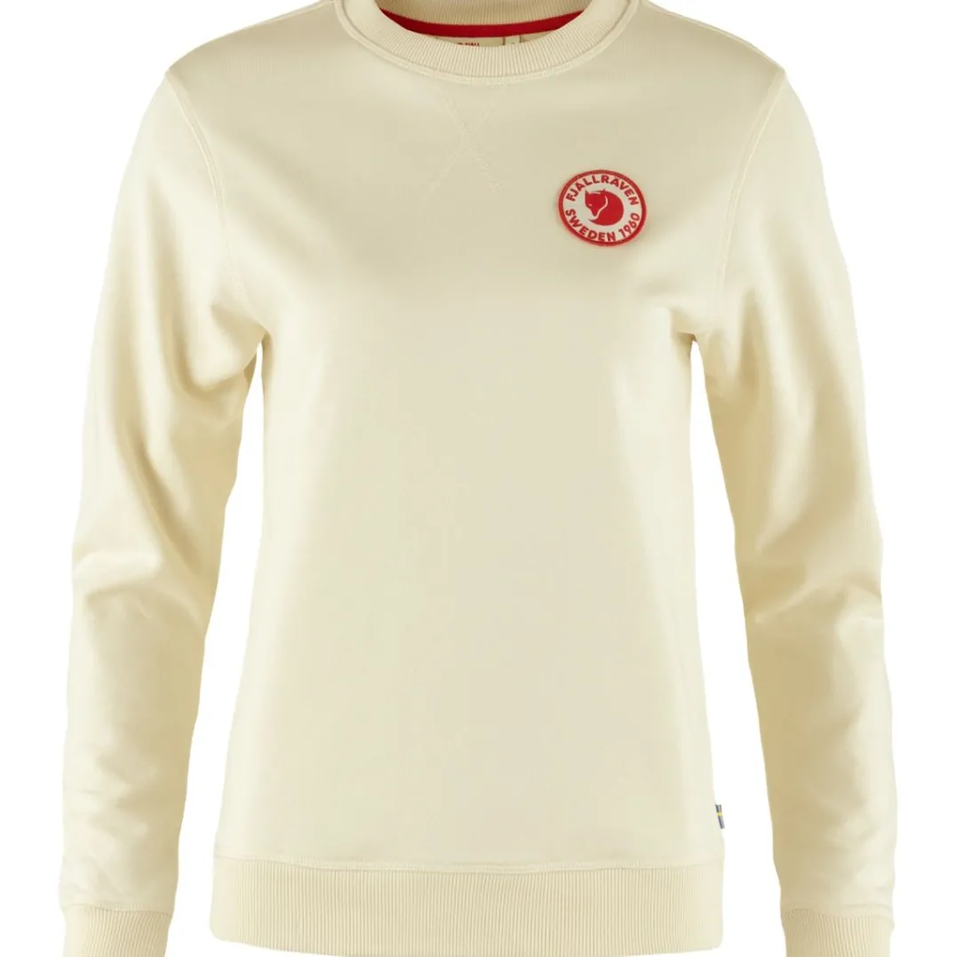 Fjällräven Women's 1960 Logo Badge Sweater Chalk White