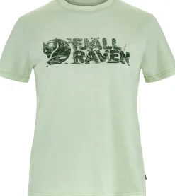 Fjällräven Women's Lush Logo T-Shirt Soft Jade